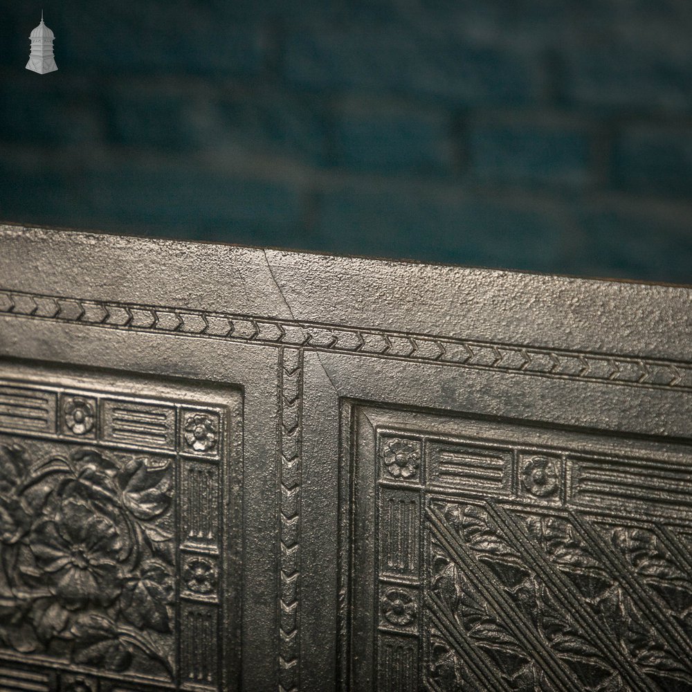 Fire Surround, Cast Iron Rose Detail