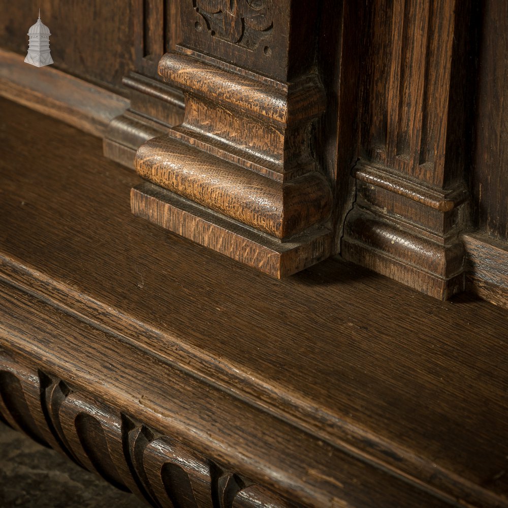 Overmantel Paneling, 17th C Carved Oak