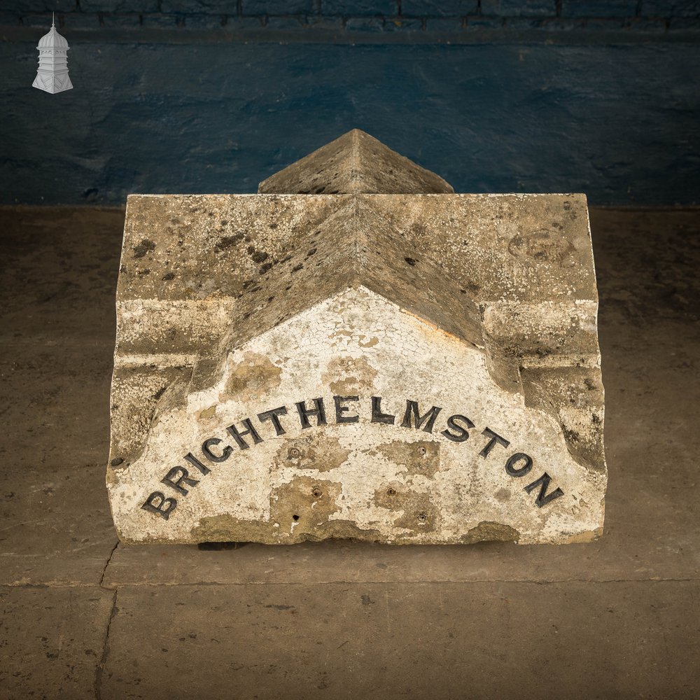 BRIGHTHELMSTON Place Marker or Boundary Stone, Later known as Brighton