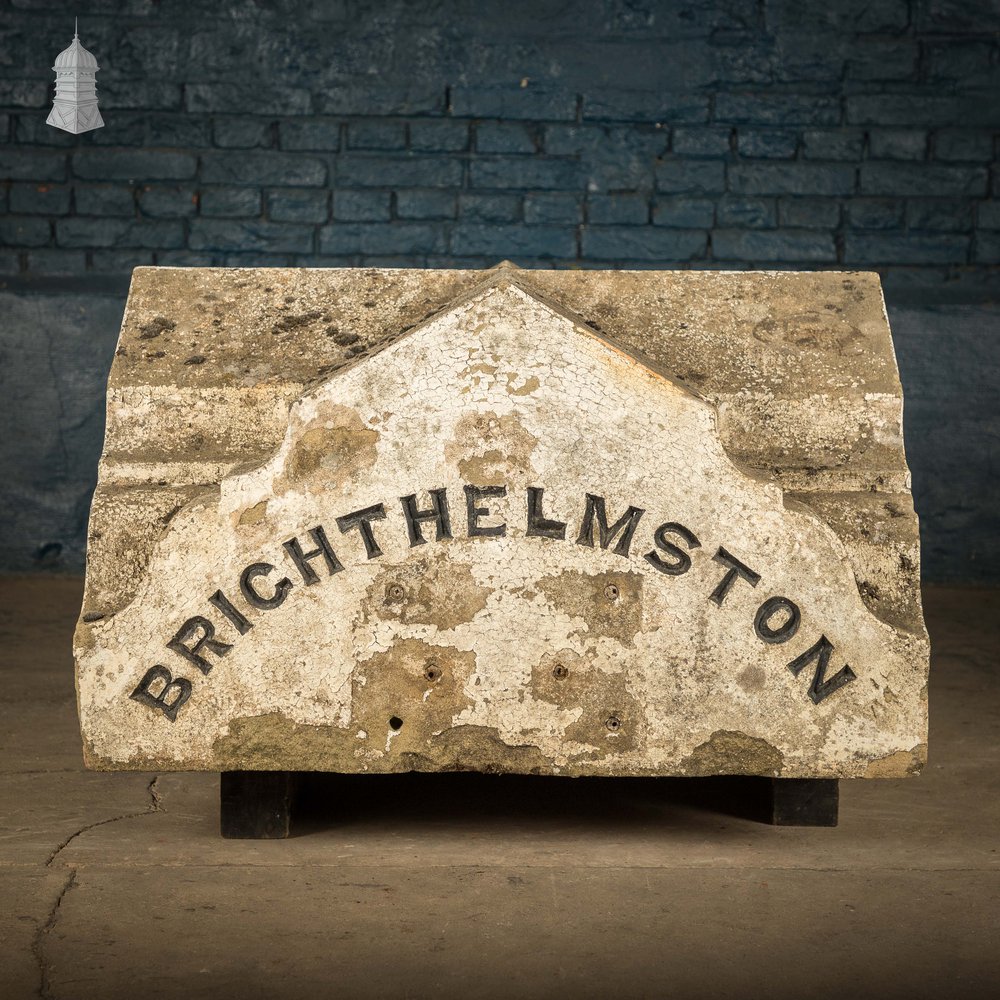BRIGHTHELMSTON Place Marker or Boundary Stone, Later known as Brighton