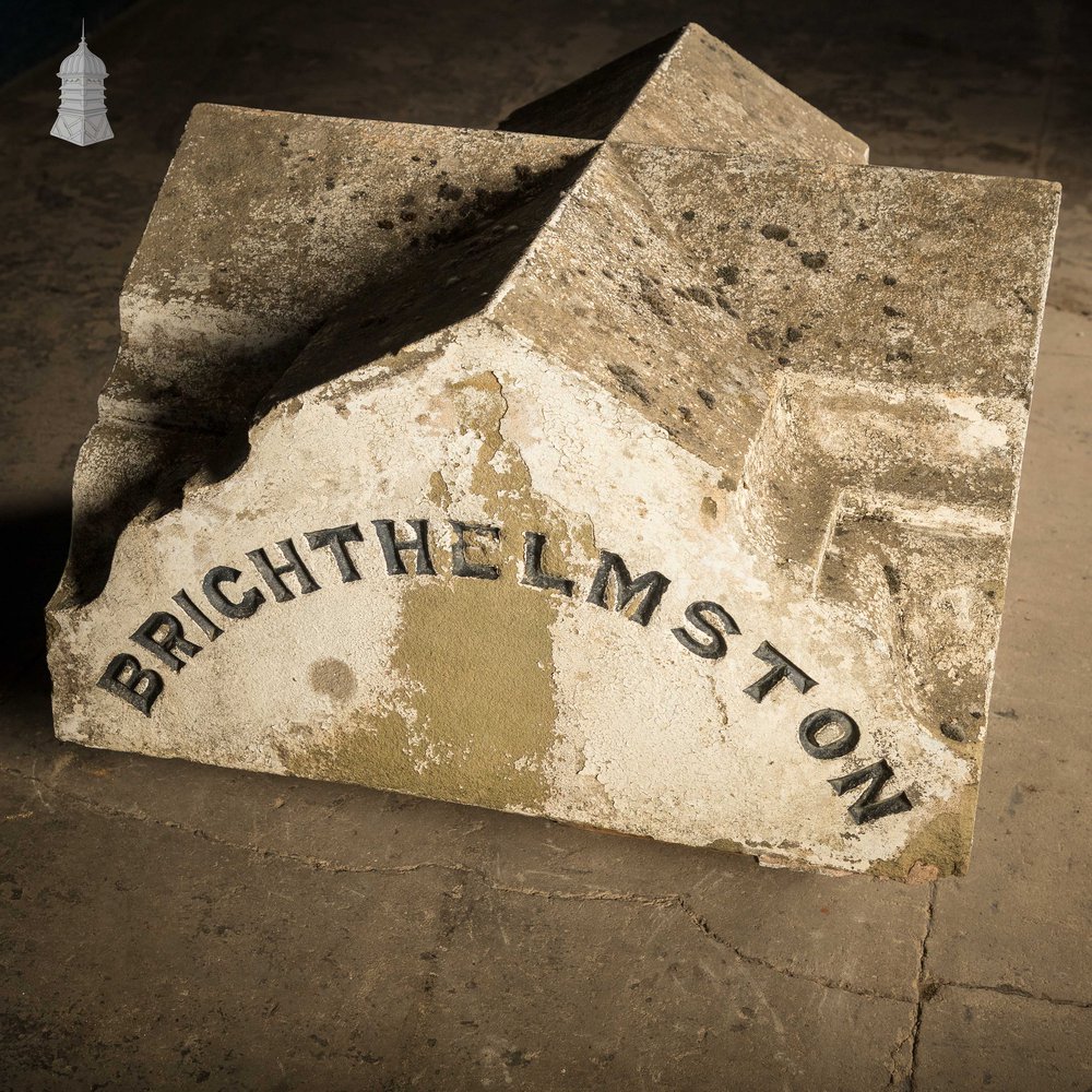 BRIGHTHELMSTON Place Marker or Boundary Stone, Later known as Brighton