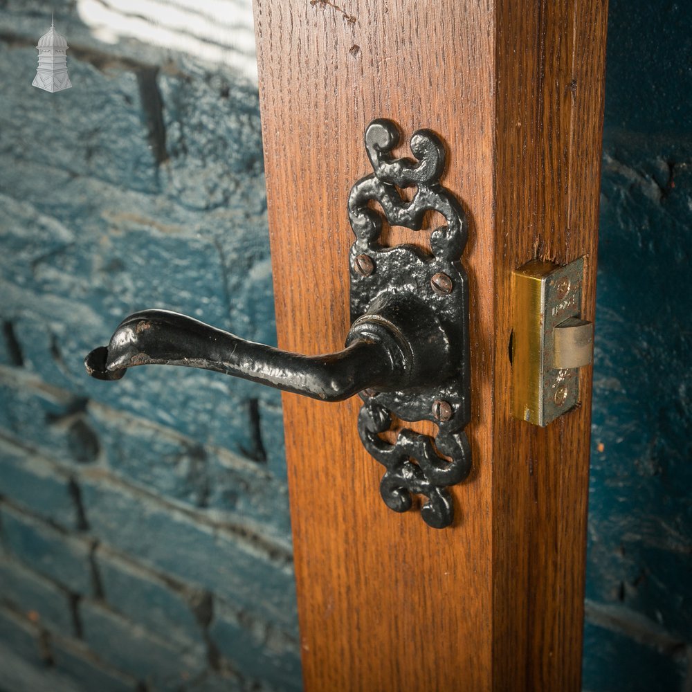 Glazed Oak Double Doors, Reclaimed