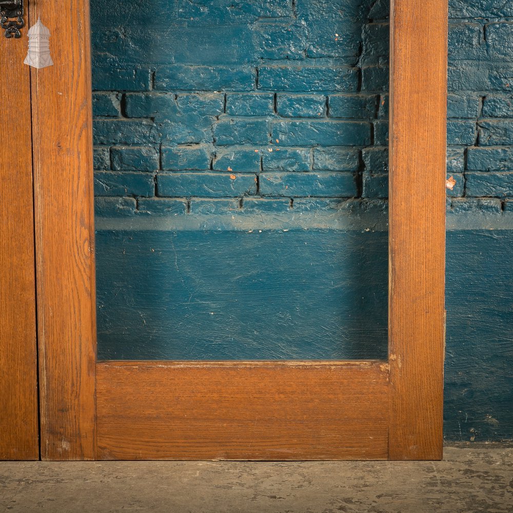 Glazed Oak Double Doors, Reclaimed