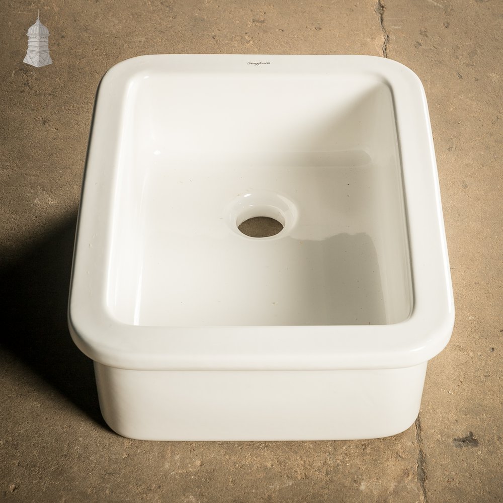 Twyfords White Glazed Butler Sink