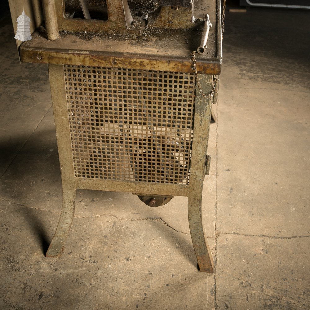 Hjorth Precision Bench Lathe with Original Cast Iron Cabinet and Accessories