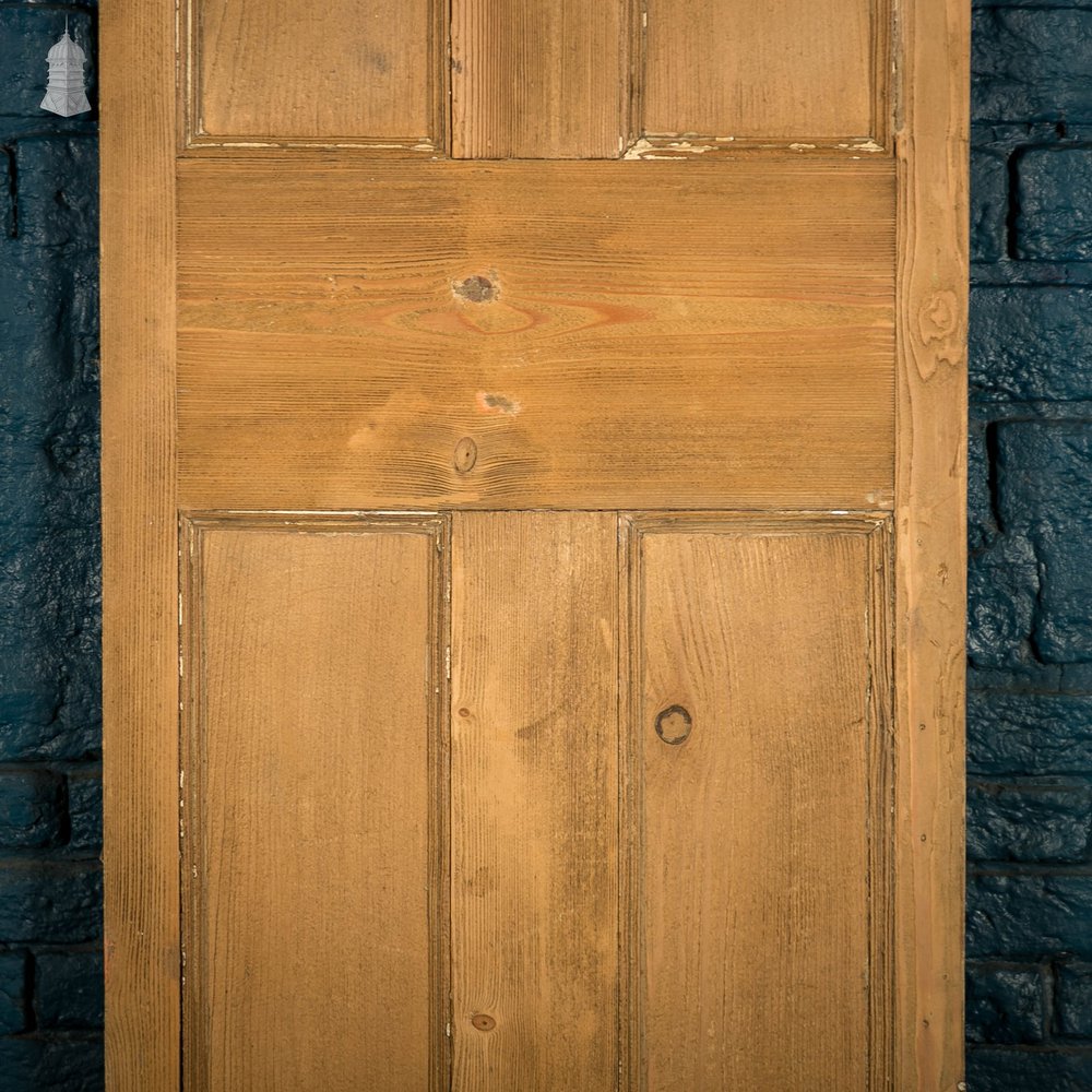 Pine Panelled Door, 4 Panel Victorian