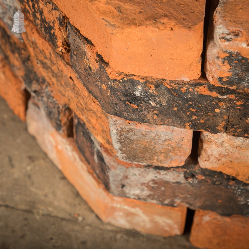 Red Squint Bricks, Batch of 440, Reclaimed