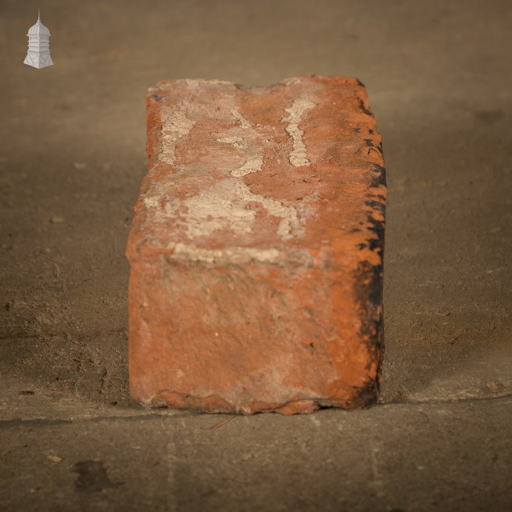 Curved Red Bricks, Reclaimed, Batch of 66