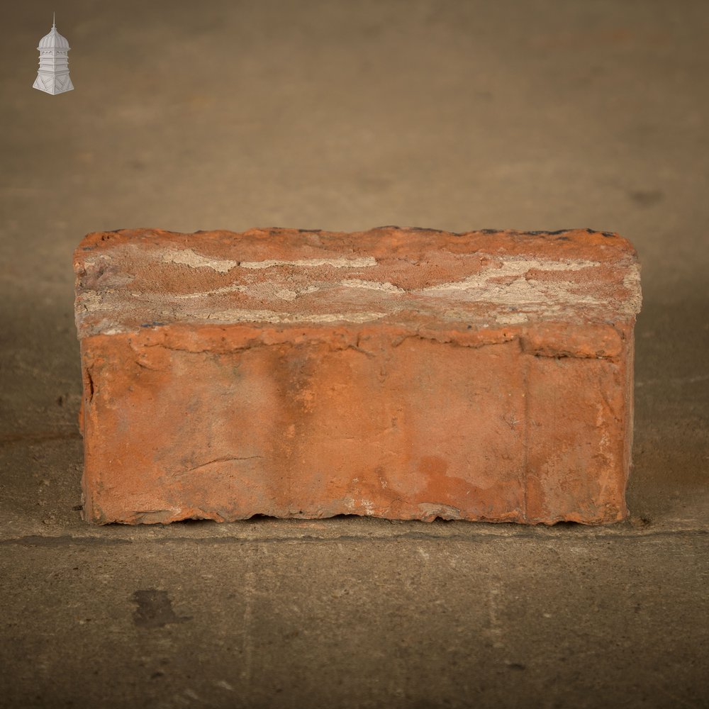 Curved Red Bricks, Reclaimed, Batch of 66