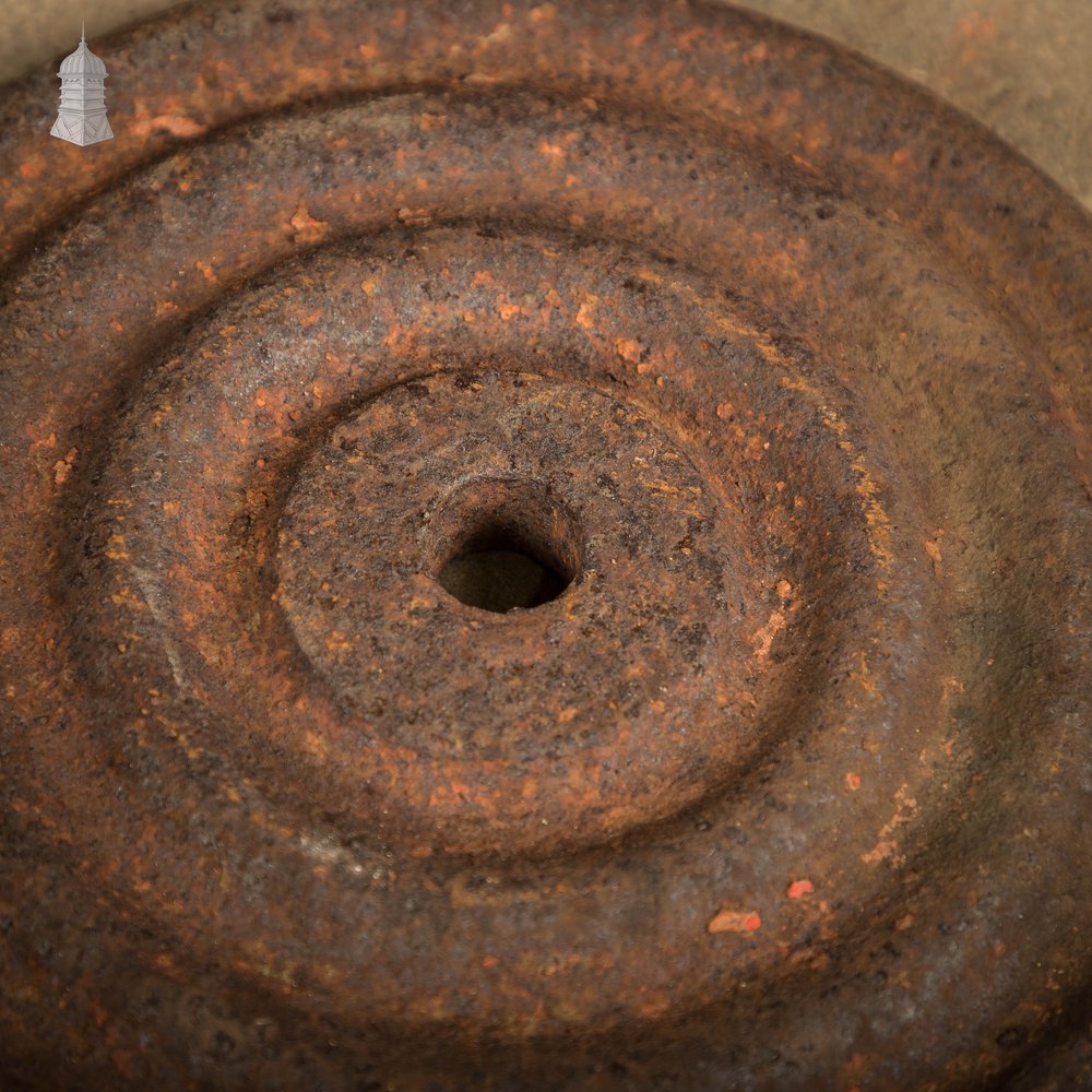 Bullseye Wall Plates and Tie, Cast Iron