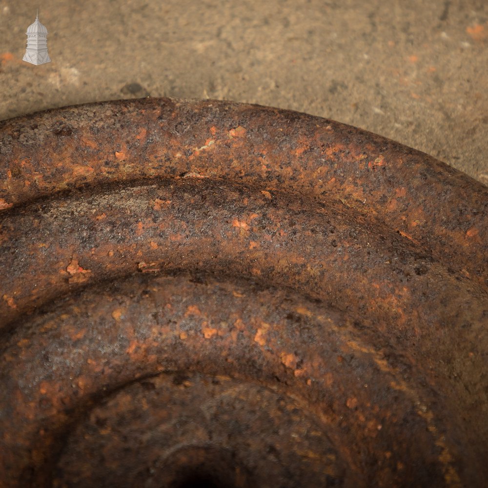 Bullseye Wall Plates and Tie, Cast Iron