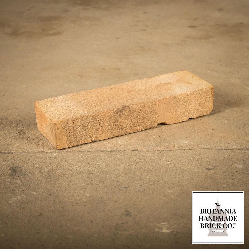 9 x 3" Buff Floor Brick, Period Style Handmade Paver