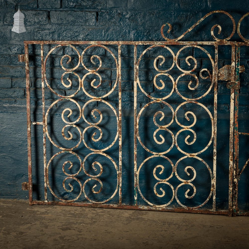 Driveway Gates, Design Wrought Iron Scroll