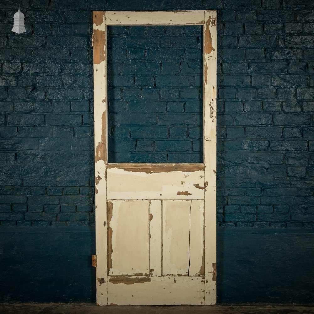 Half Glazed Door, 3 Panel Missing Glazing