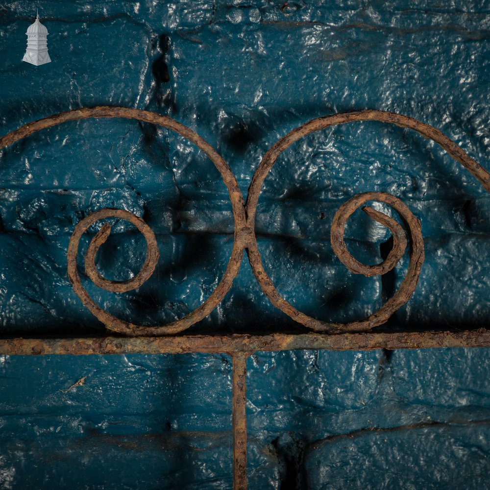 Pedestrian Gate, Scroll Design, Wrought Iron