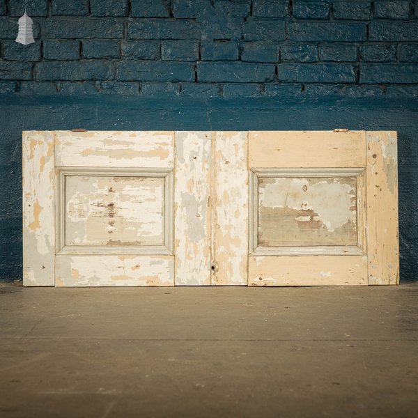 Pine Cupboard Door, Top Opening Distressed Paint