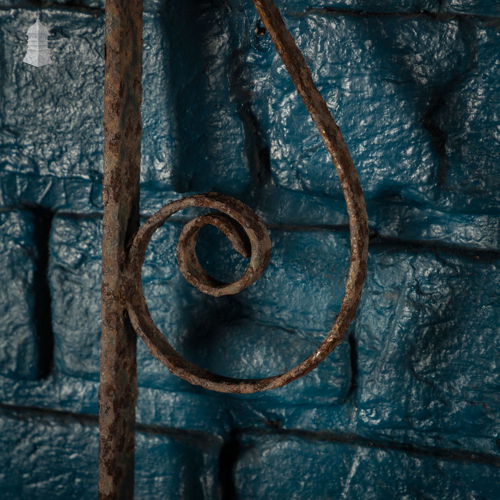 Pedestrian Gate, Scroll Design, Wrought Iron