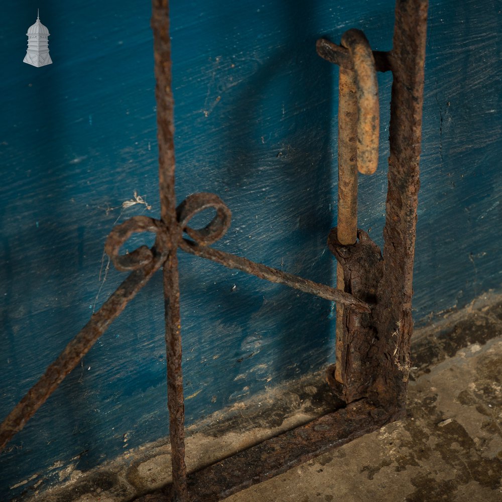 Pedestrian Gate, Scroll Design, Wrought Iron