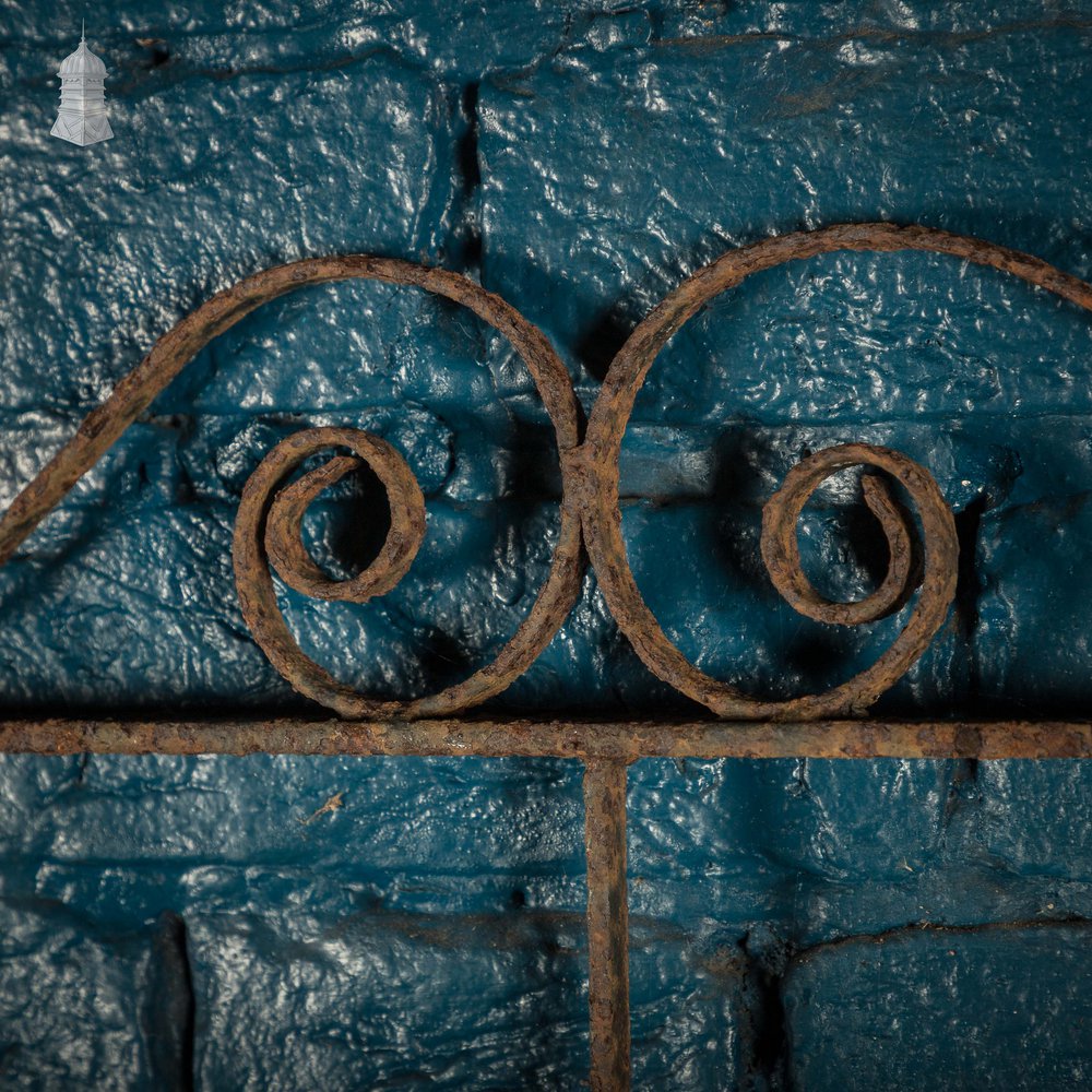 Pedestrian Gate, Scroll Design, Wrought Iron