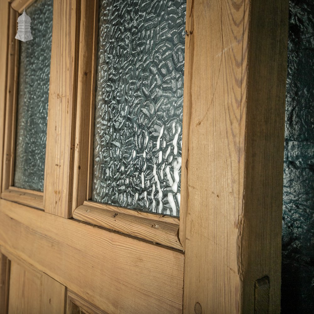 Glazed 6 Panel Internal Door, Georgian Pitch Pine