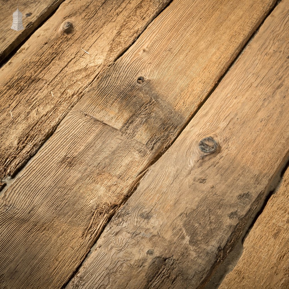 Brushed Oak Floorboards, 9 Inch Batch of 61 Square Metres