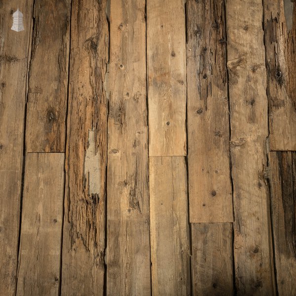 Brushed Oak Floorboards, 9 Inch Batch of 41.7 Square Metres