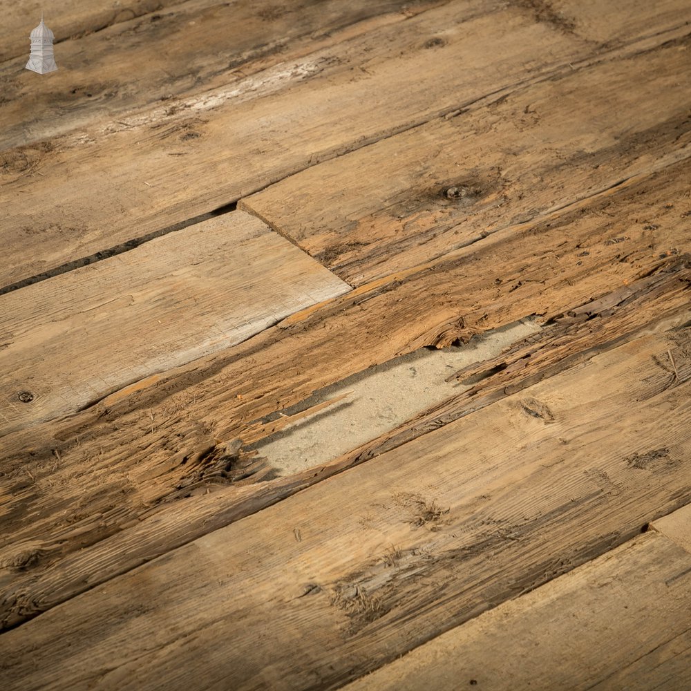 Brushed Oak Floorboards, 9 Inch Batch of 41.7 Square Metres