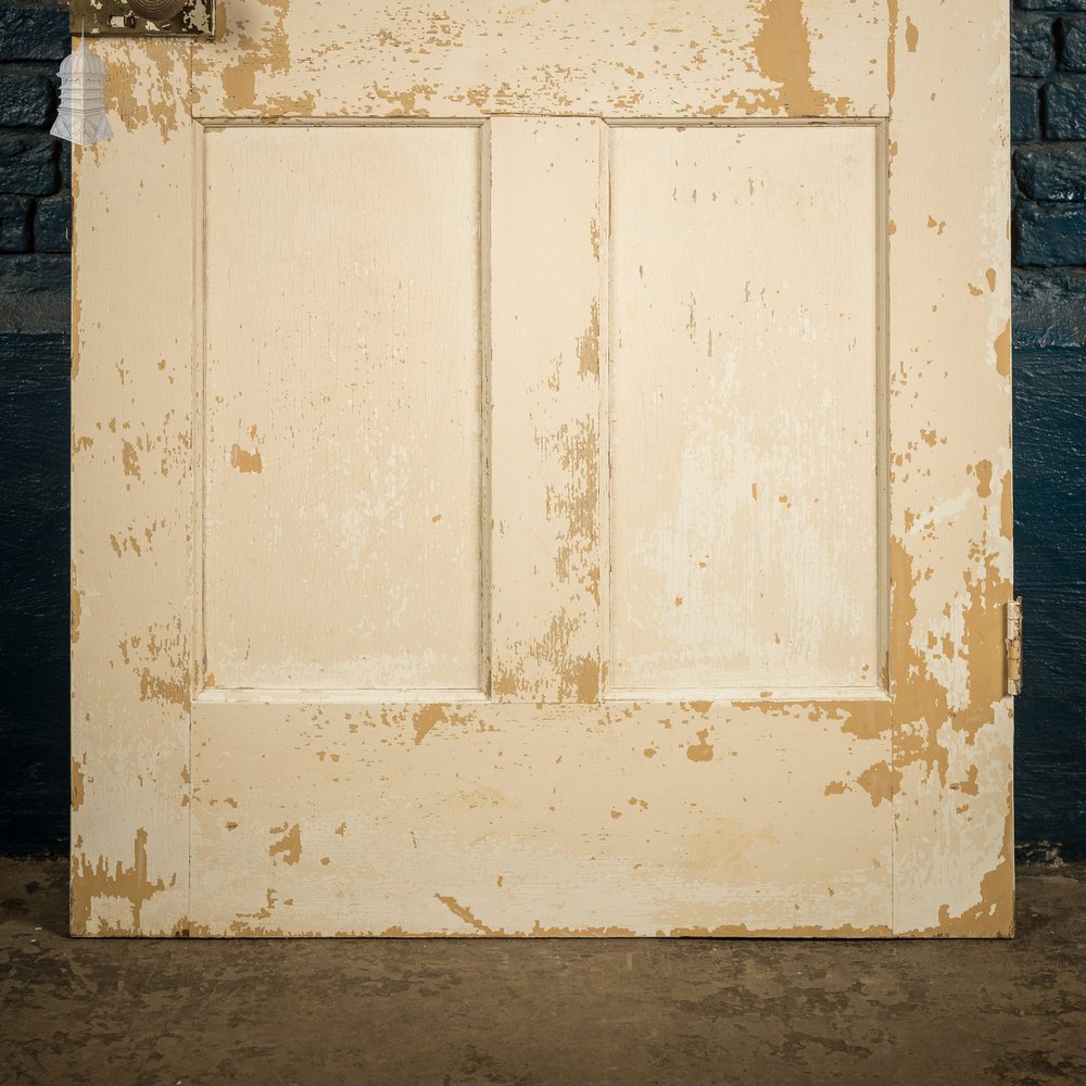 Moulded Panel Door, 4 Panel, Distressed Paint