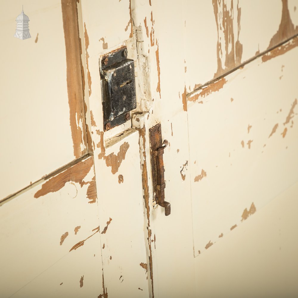 Three-panel Cupboard Doors, Pair