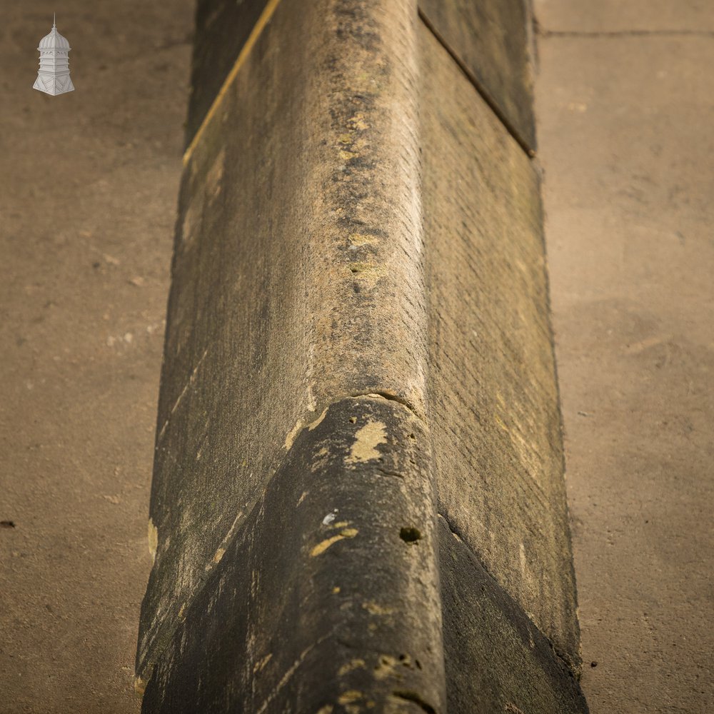 Wave-scroll Coping Bricks, Buff - A Run of 19.5M