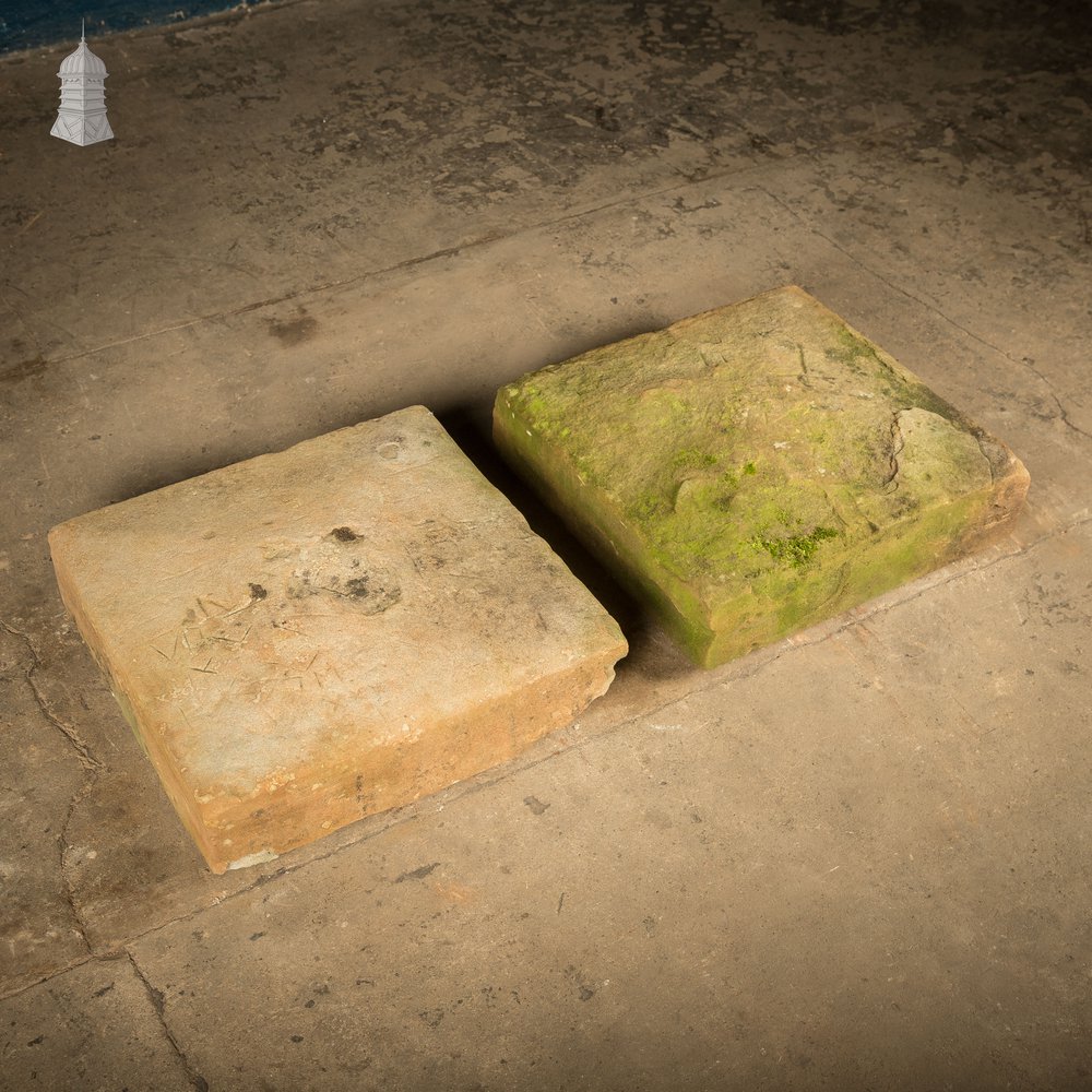 4 Way Weathered Pier Caps, Pair