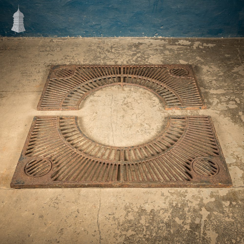 Pavement Root Guard for Trees, Cast Iron