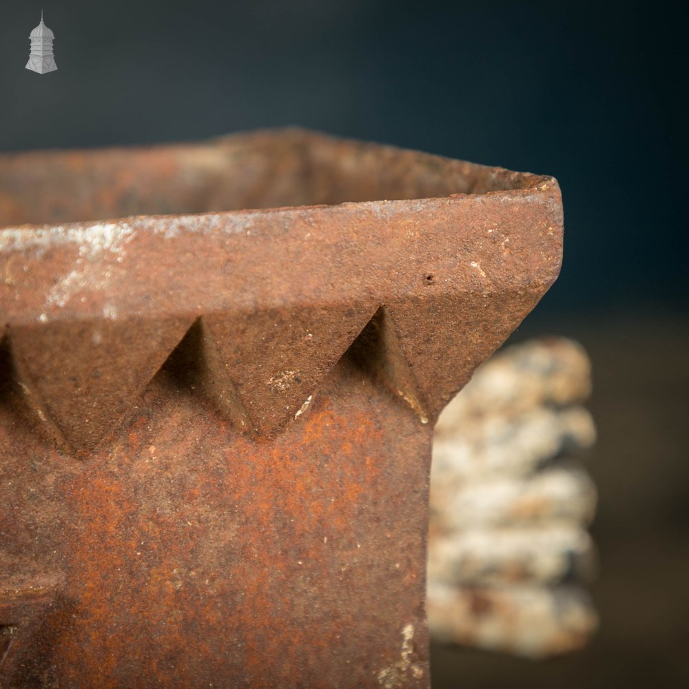 Rainwater Hopper, Jewish Star of David Design, Cast Iron
