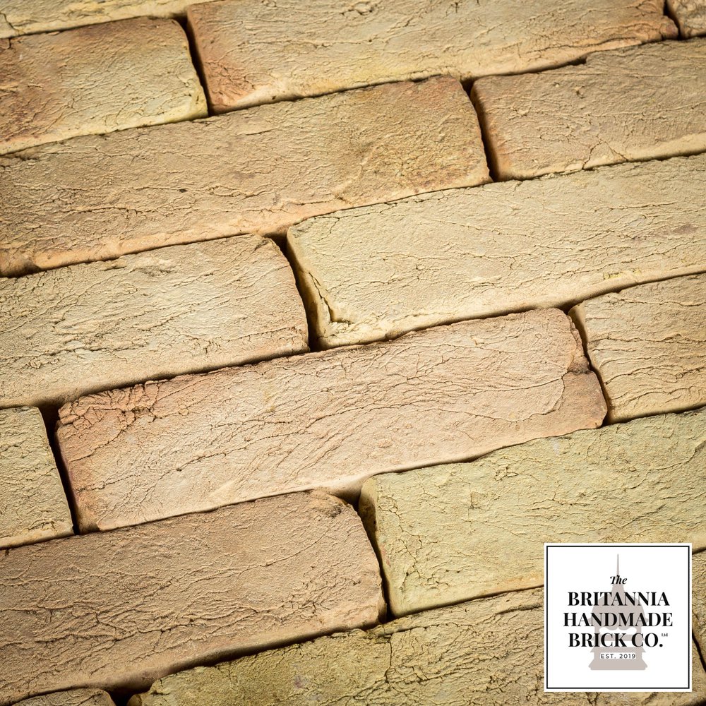 2.5 Inch 'BRITANNIA Buff' Hand Made 2½" Buff Bricks