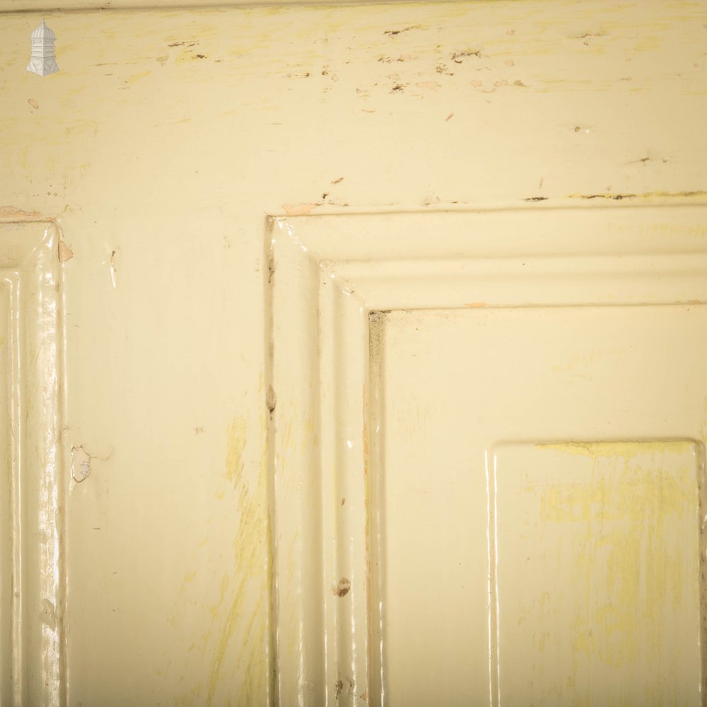 Pine Panelled Door, 6 Moulded Panel White Painted