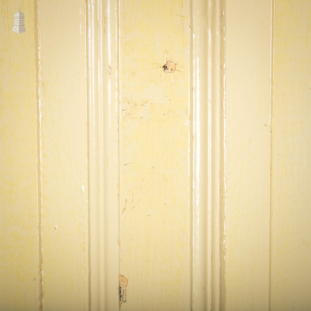 Pine Panelled Door, 6 Moulded Panel White Painted