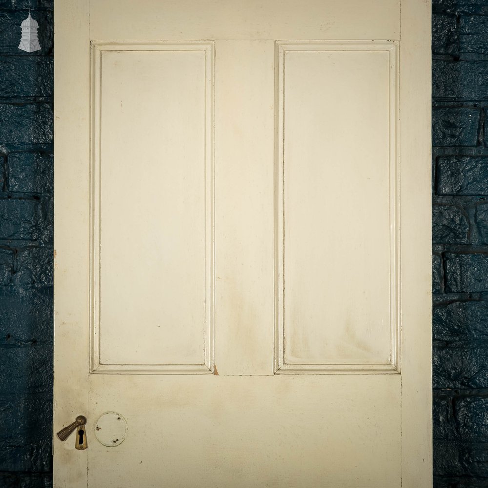 Pine Panelled Door, 5 Panels / 4 Panels White Painted