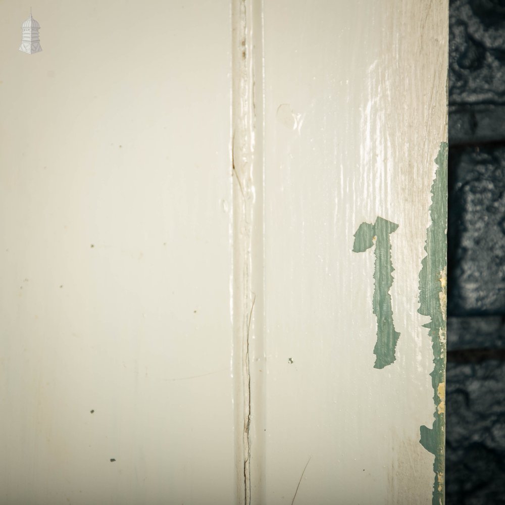 Plank & Ledge Door, White Painted Pine