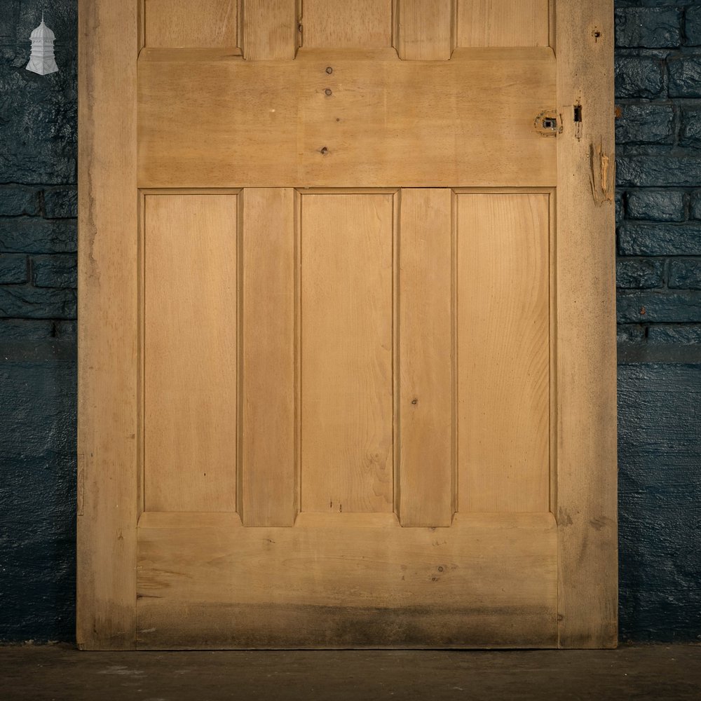 Pine Panelled Door, Moulded 6 Panel