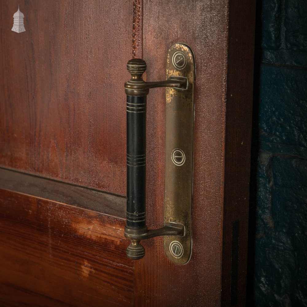 Pitch Pine Panelled Door, 4 Panel with Stop Chamfer