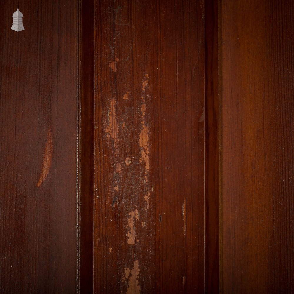 Pitch Pine Panelled Door, 4 Panel with Stop Chamfer