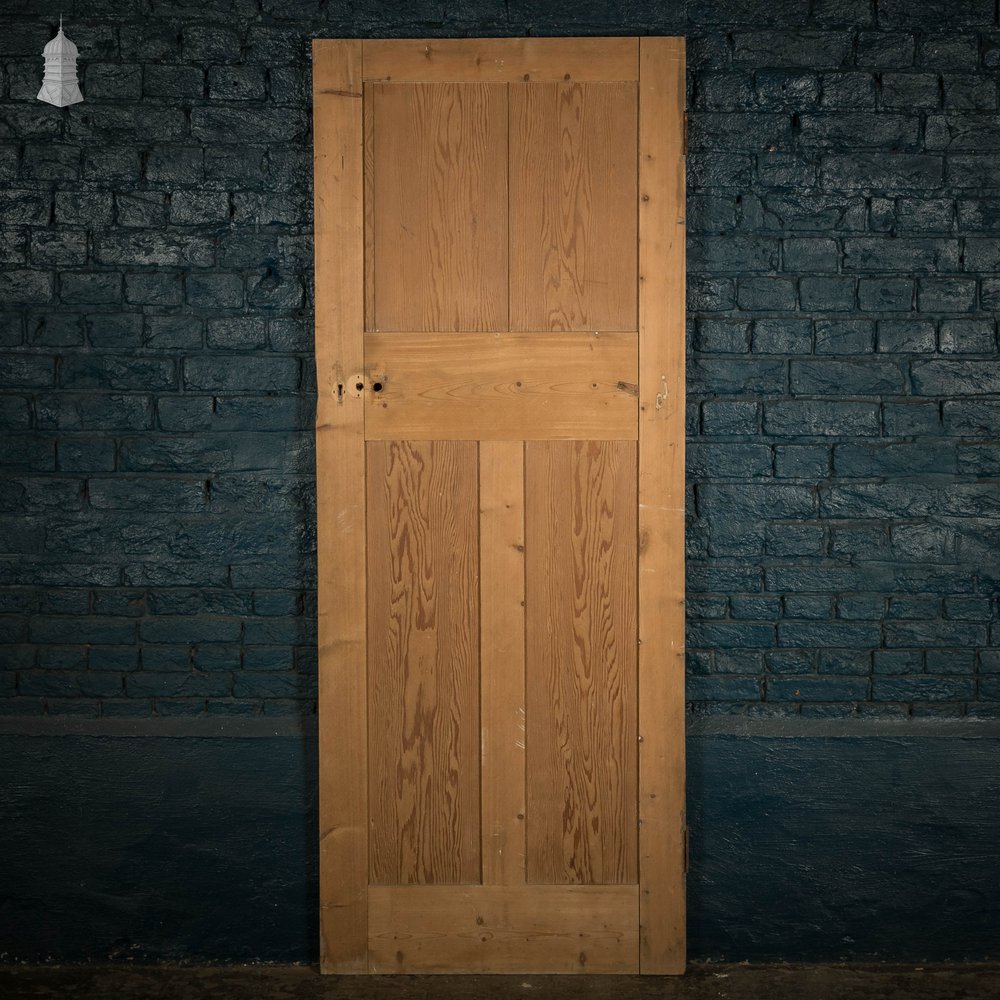 Pine Panelled Door, Moulded 3 Panel
