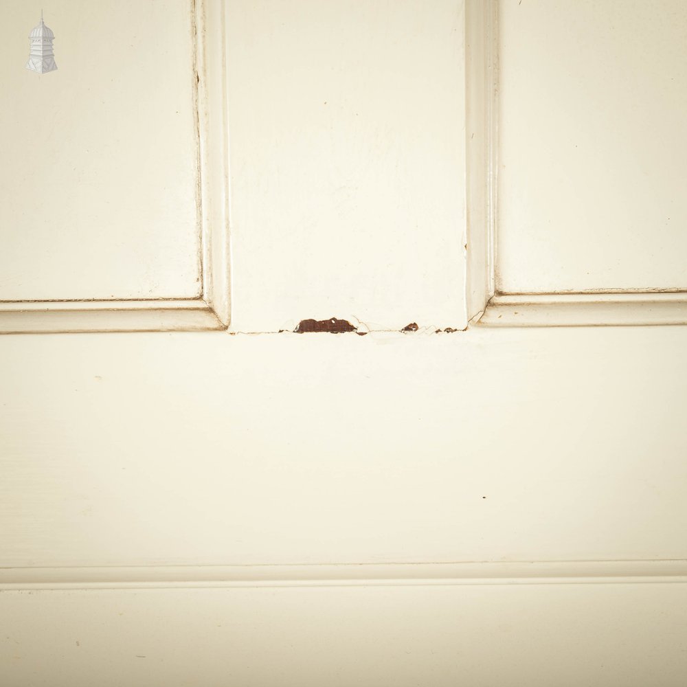 Pine Panelled Door, 5 Panel White Painted Finish