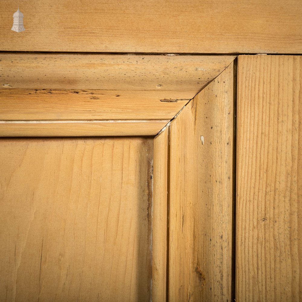 Pine Panelled Door, Moulded 4 Panel