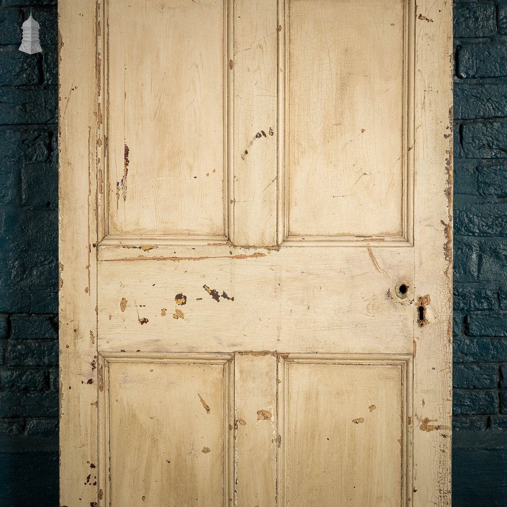 Pine Panelled Door, Moulded 6 Panel
