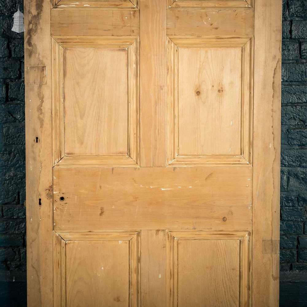 Pine Panelled Door, Moulded 6 Panel