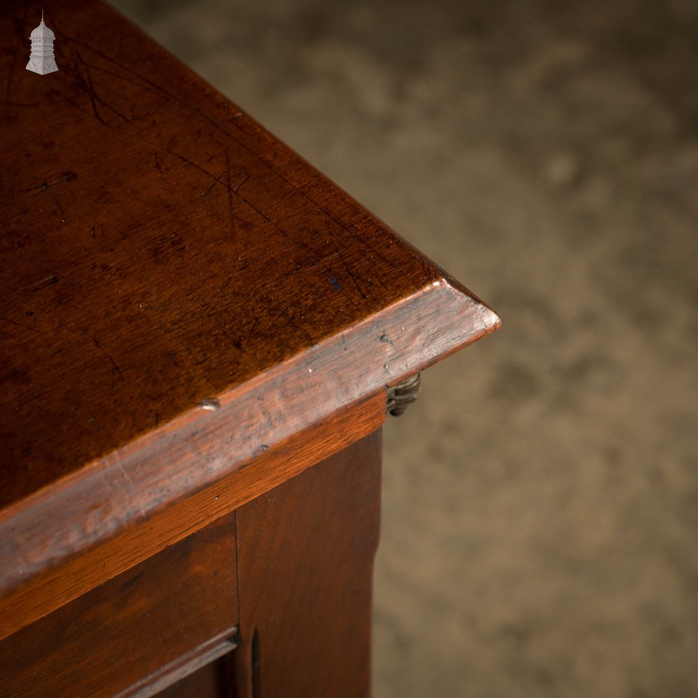 Fifteen-File Cabinet with Doors Georgian Filling Cabinet, Mahogany Chest of Drawers