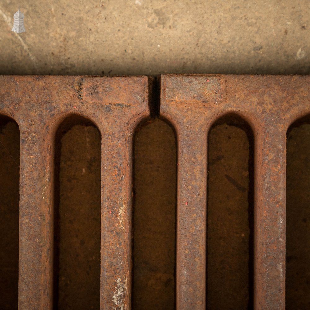 Gulley Gutter Grids, Cast Iron, Batch of 6 – Run of 4 Linear Metres