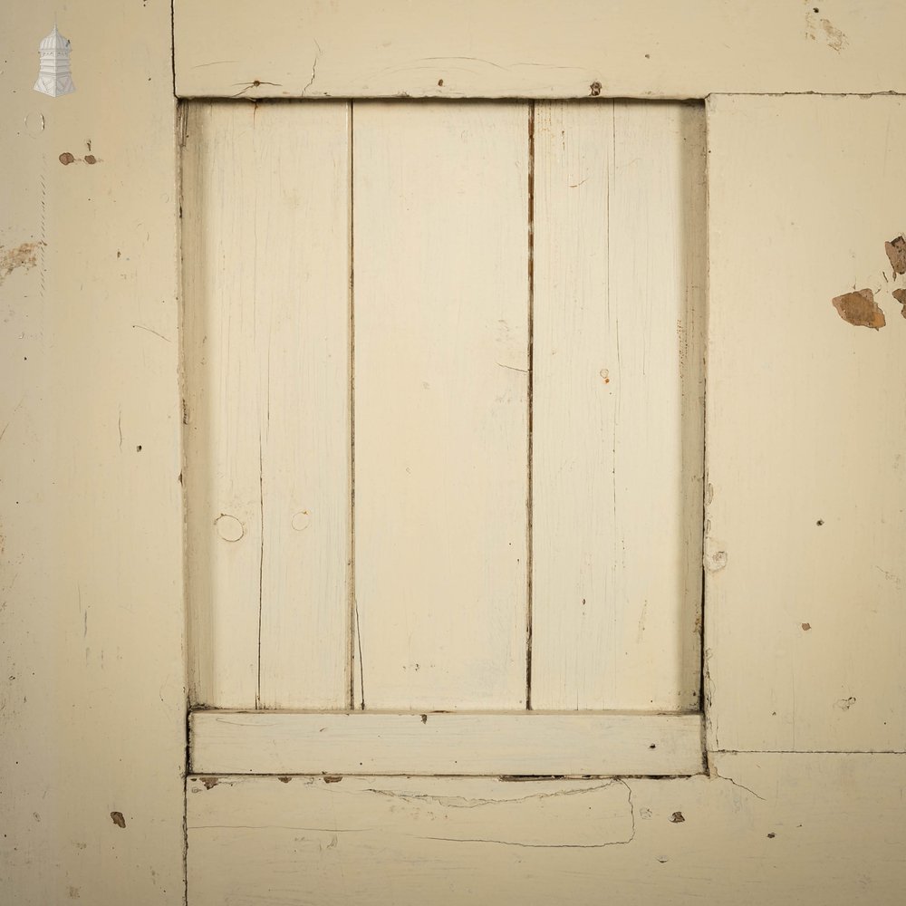 Half Glazed Door, 4 Panel Painted Pine