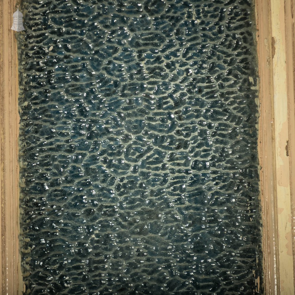 Glazed Pine Door, Fitted with ‘Arctic’ Style Textured Glass
